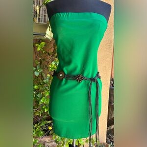 Green Body Control Tube Mini Dress NWT Size Medium
